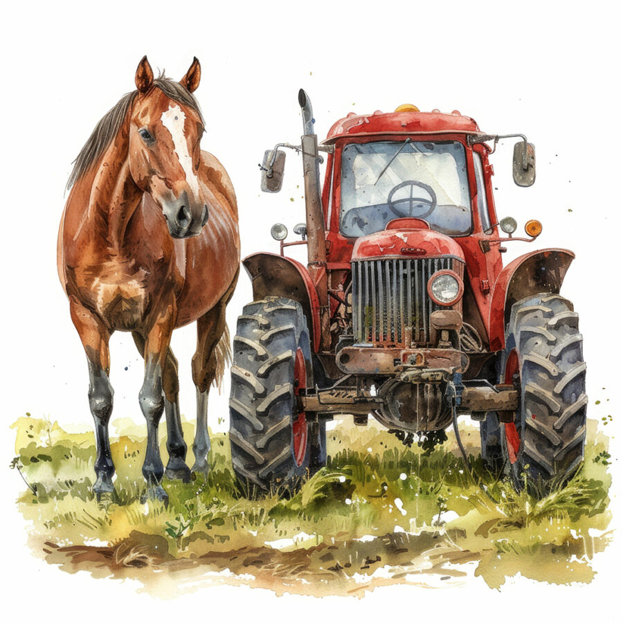 Traktor a kůň - Image 2